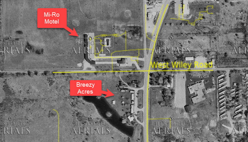 Breezy Acres Motel - 1976 (newer photo)